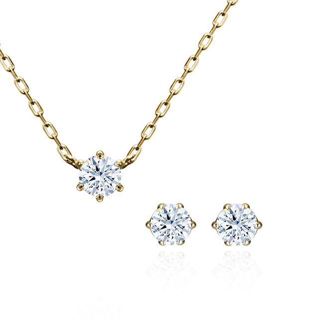 버드케이지 Set 14k 0.1ct