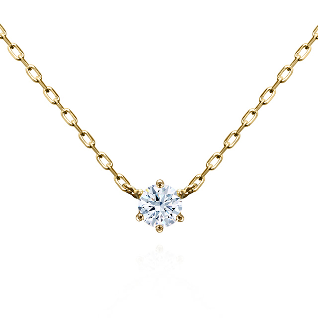 버드케이지 목걸이 14k diamond 0.1ct