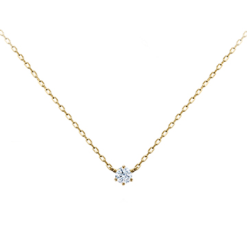 Birdcage pendant 14k gold Diamond 0.1ct