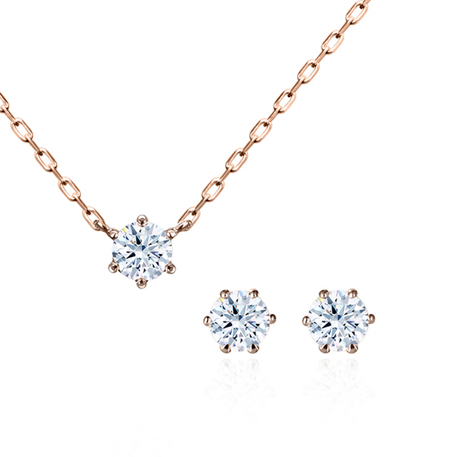 버드케이지 Set 14k 레드골드 0.1ct