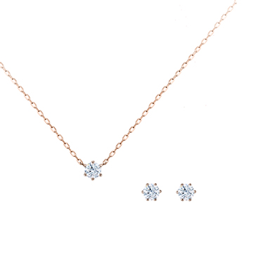 버드케이지 Set 14k 레드골드 0.1ct