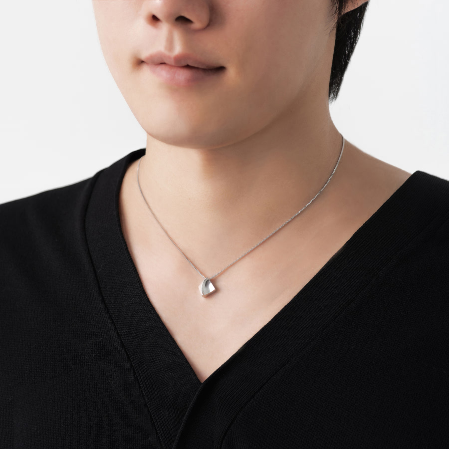 결정 목걸이 (중) Silver_925