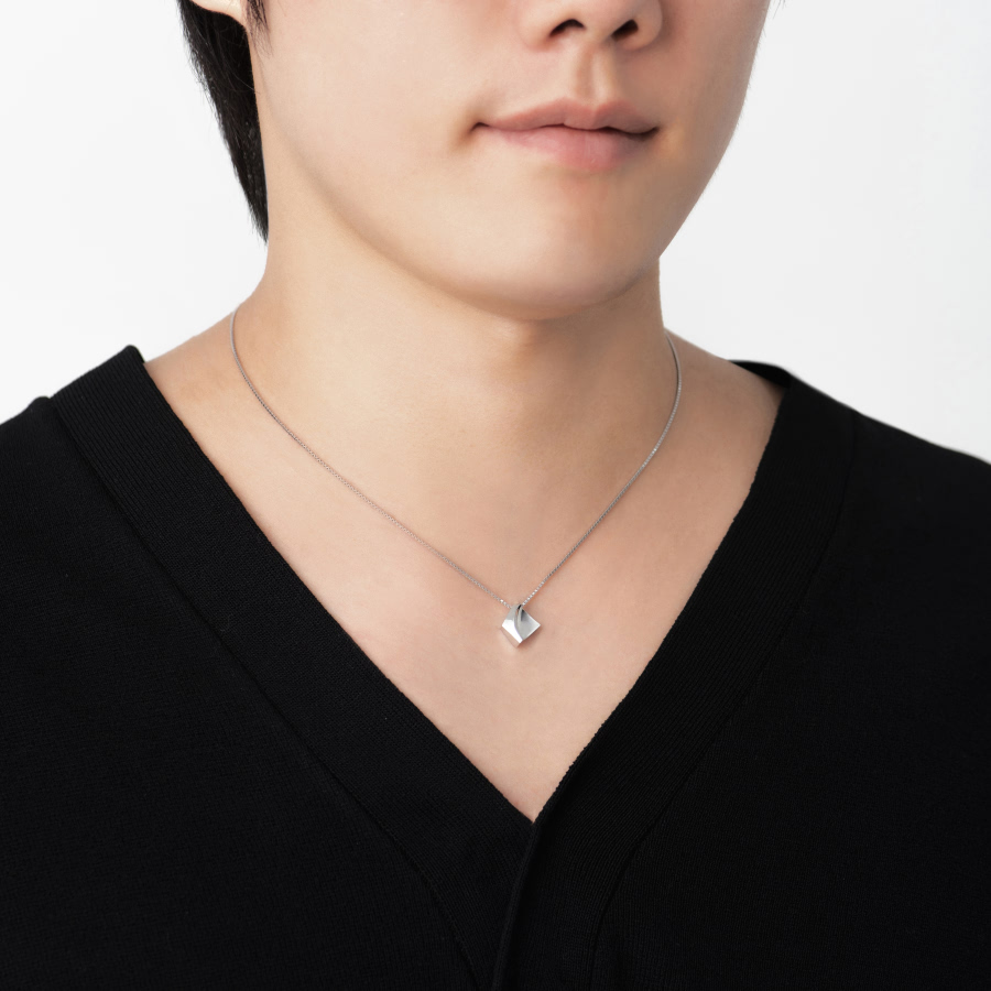 결정 목걸이 (중) Silver_925