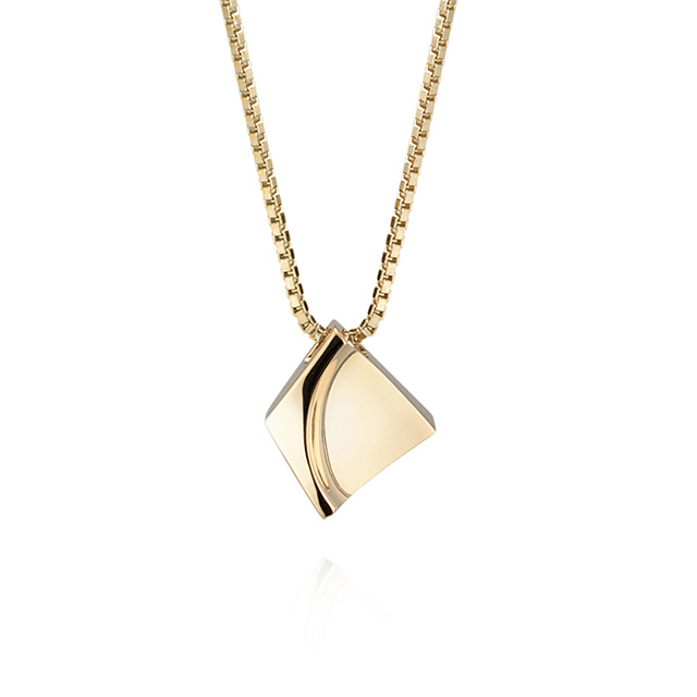 결정 목걸이 (중) 14k
