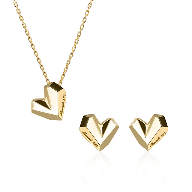 아이스하트 Set (소+소) 14k