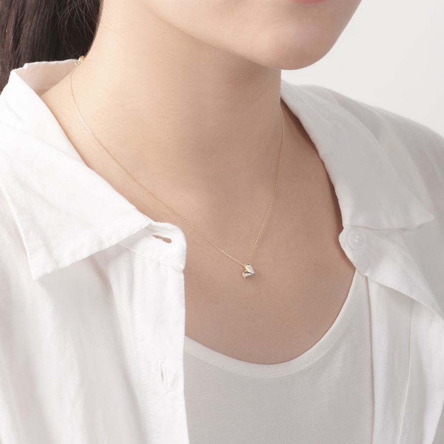 아이스하트 Set (소+소) 14k CZ