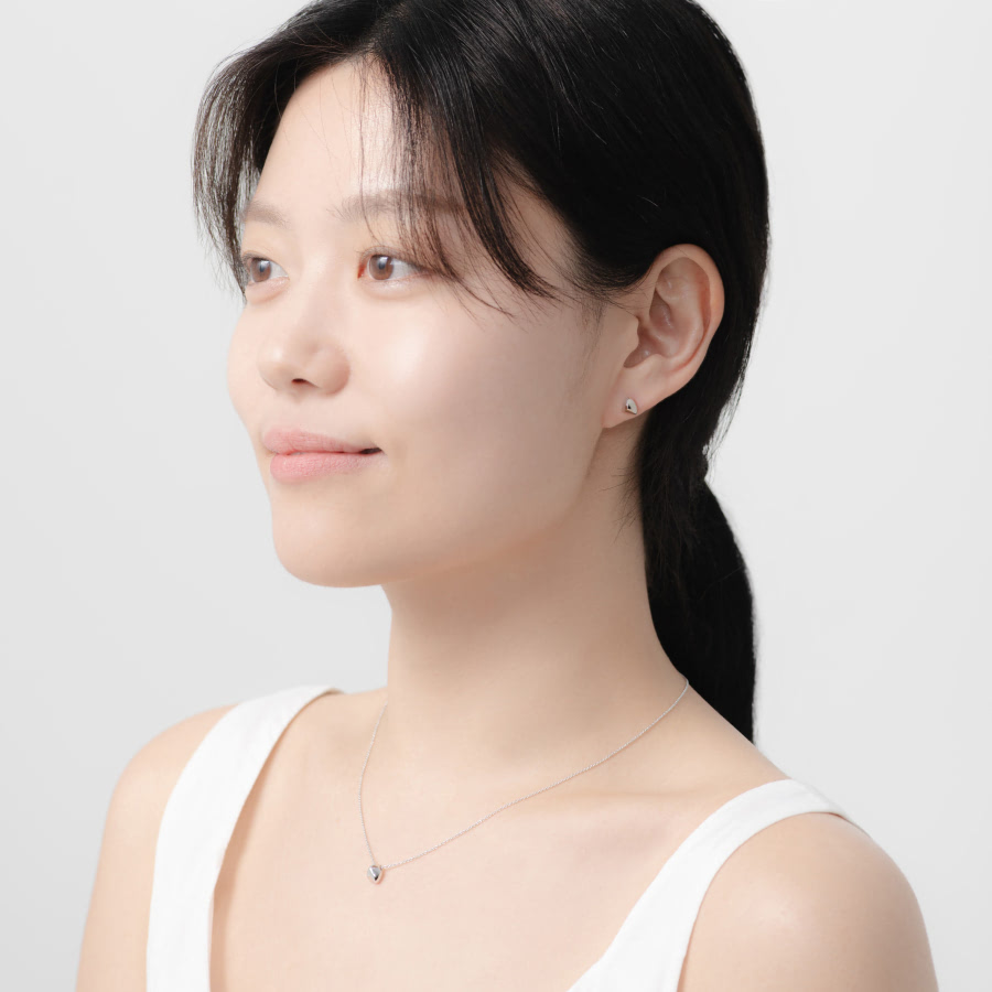 삼각돌 목걸이 Silver_925