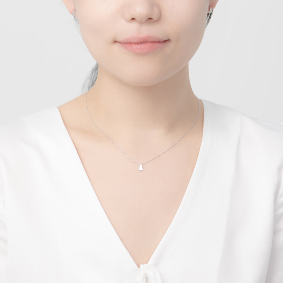 웨지 목걸이 Silver_925
