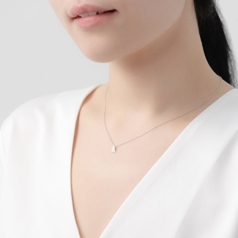 웨지 목걸이 Silver_925
