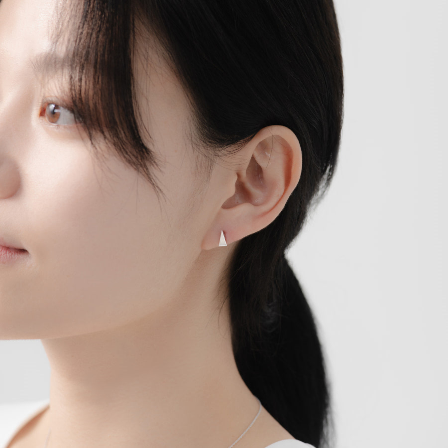 웨지 귀걸이 Silver_925