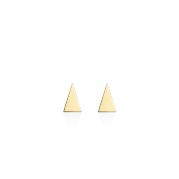 Wedge earring 14k gold