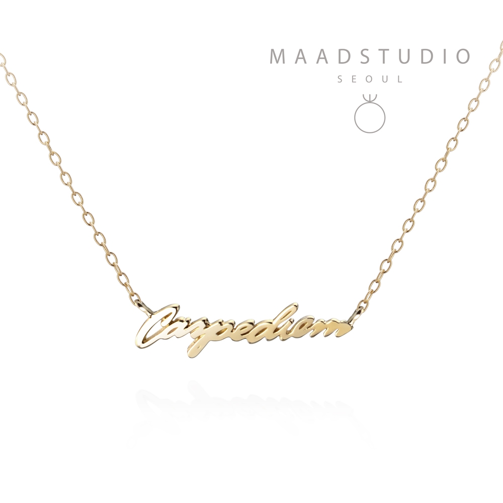 Carpediem II Logo pendant 14k gold