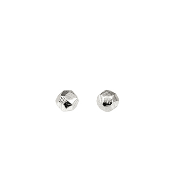 Grit stone earring Sterling silver