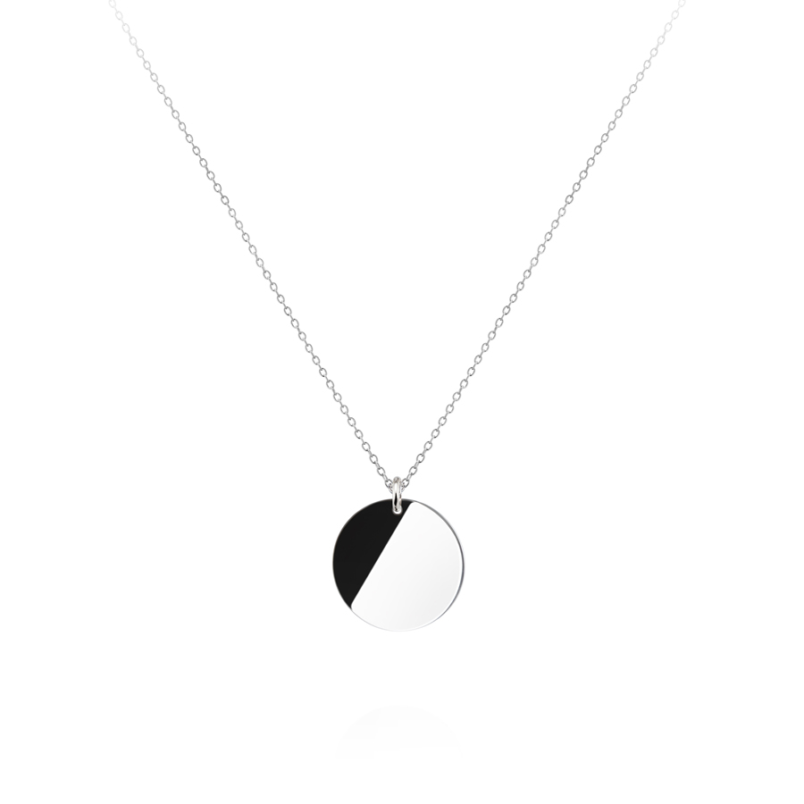 Full moon pendant (M) Sterling silver