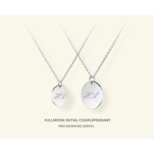 Full moon pendant (M) Sterling silver