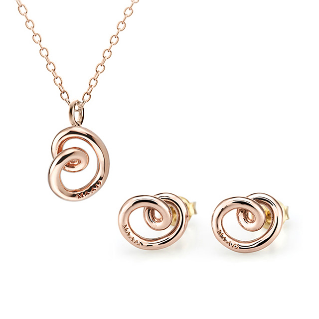 사랑 Set (소+소) 14k 레드골드