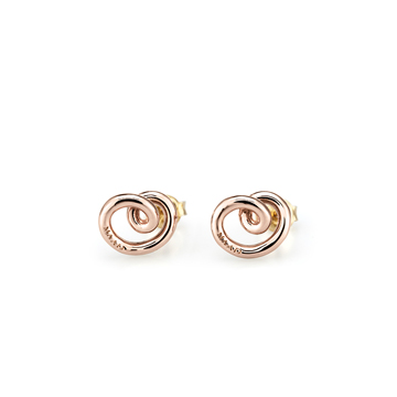 Love heart earring (S) 14k Red gold