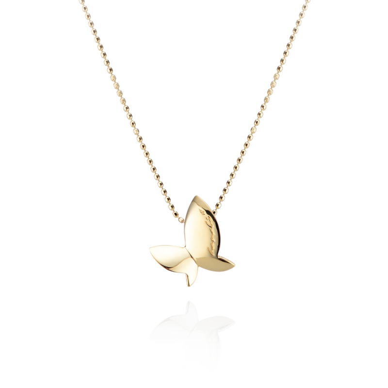 Hanabi pendant & earring Set (S&S) 14k gold
