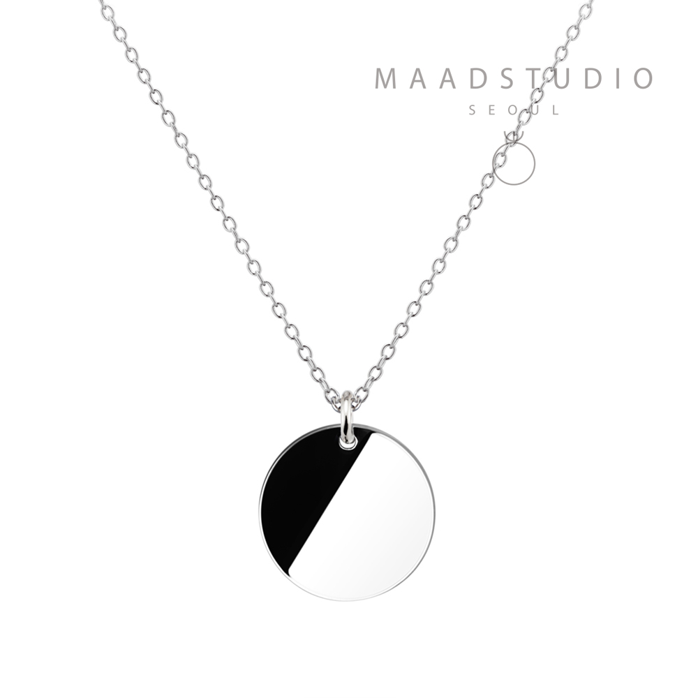 Full moon pendant (S) Sterling silver