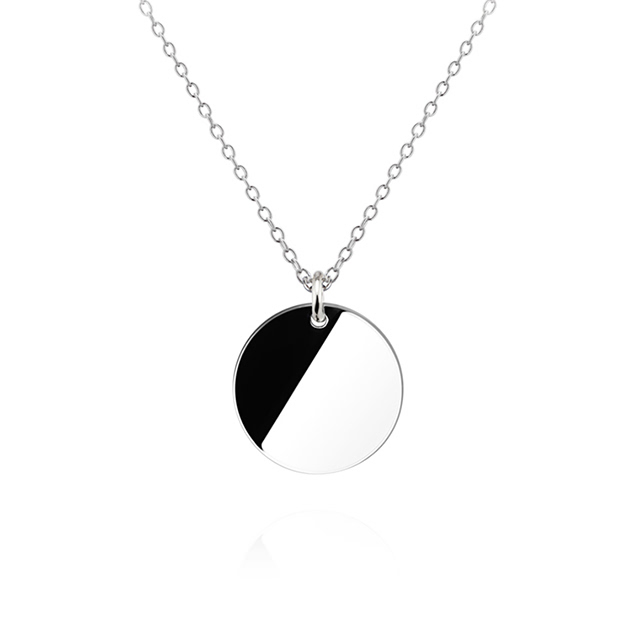 풀 문 목걸이 (소) Silver_925
