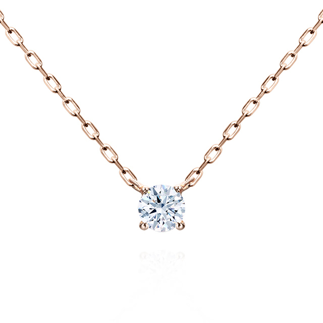 버드케이지II 목걸이 14k 레드골드 diamond 0.1ct