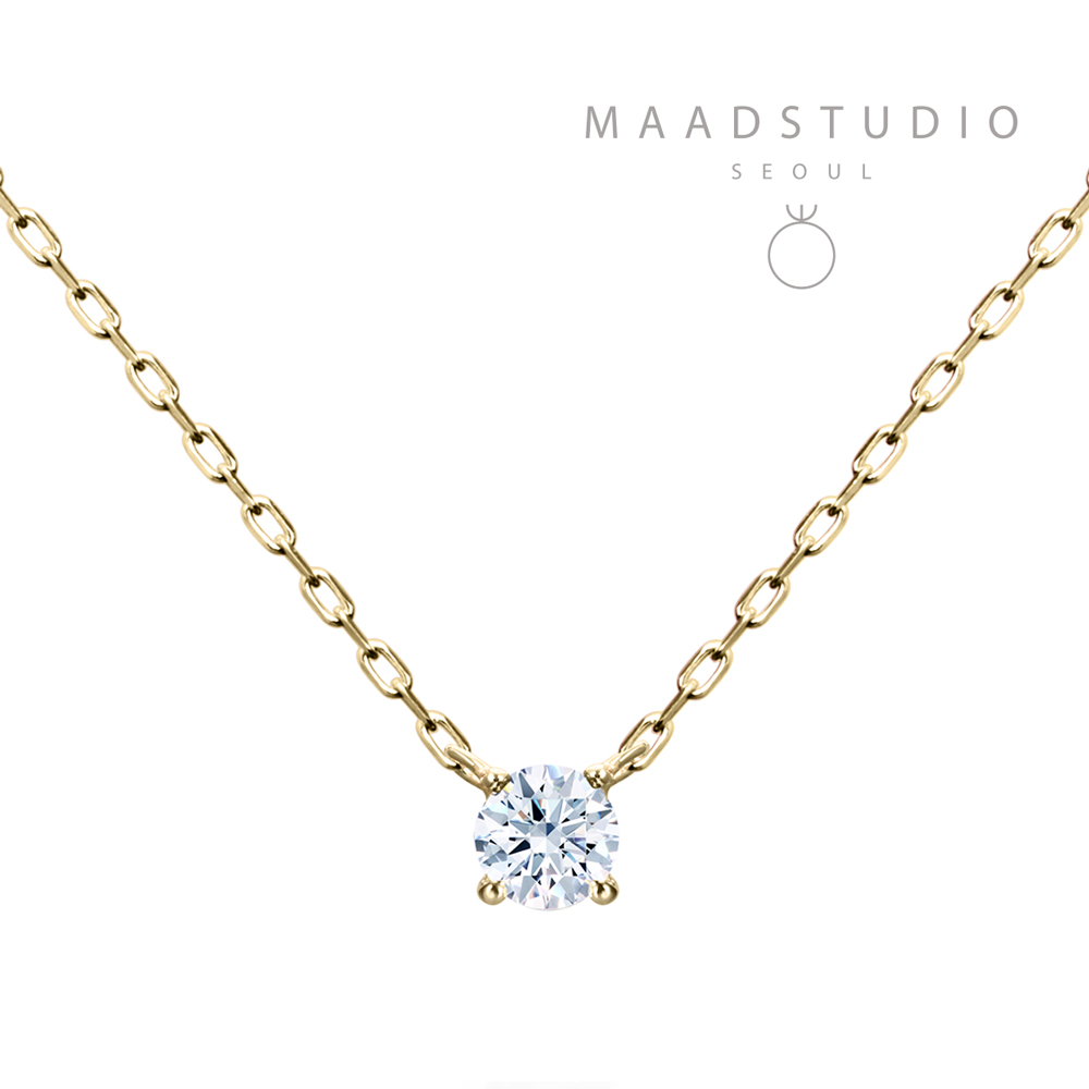 Birdcage II pendant 14k gold Diamond 0.1ct