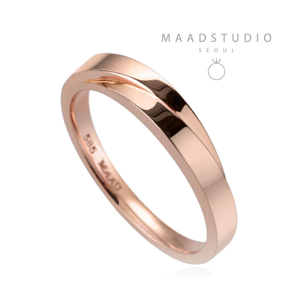 Unison ring (M) 14k Red gold