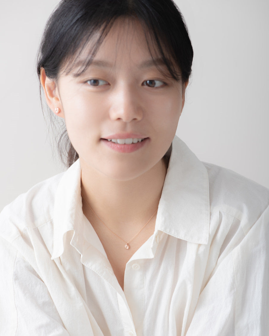 장미꽃 귀걸이 14k 레드골드
