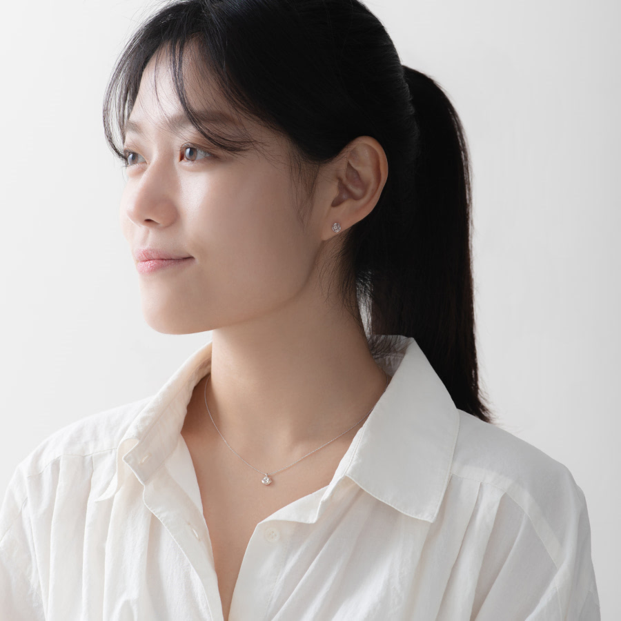장미꽃 Set Silver_925