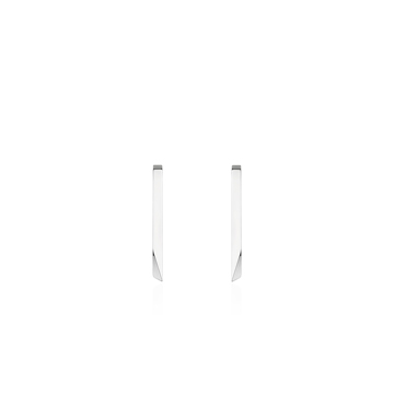 Stick wedge earring Sterling silver