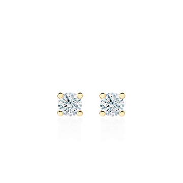 MR Oval Solitaire 0.5ct earring 14k gold