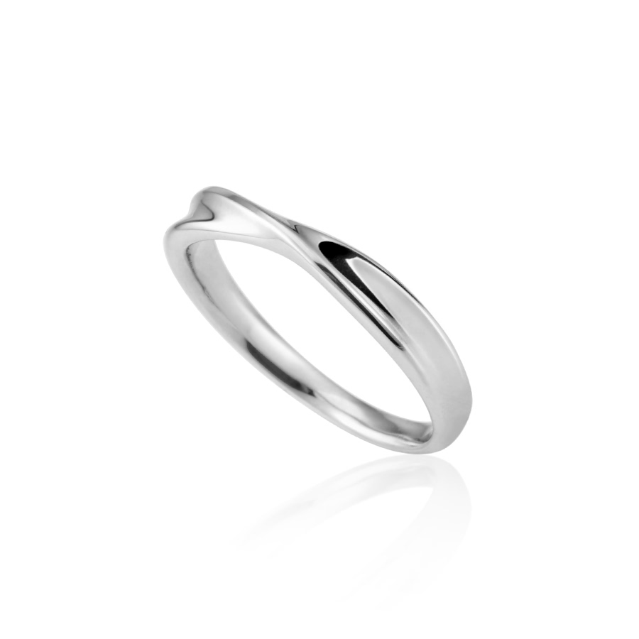 Infinity ring IV MG (M) 14k White gold