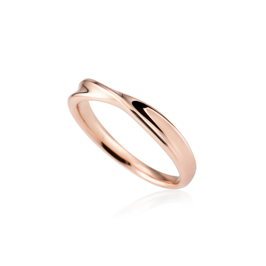 Infinity ring IV MG (M) 14k Red gold