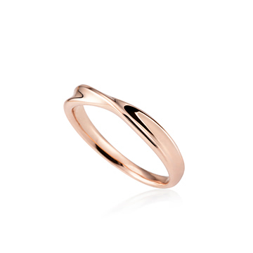 Infinity ring IV MG (M) 14k Red gold