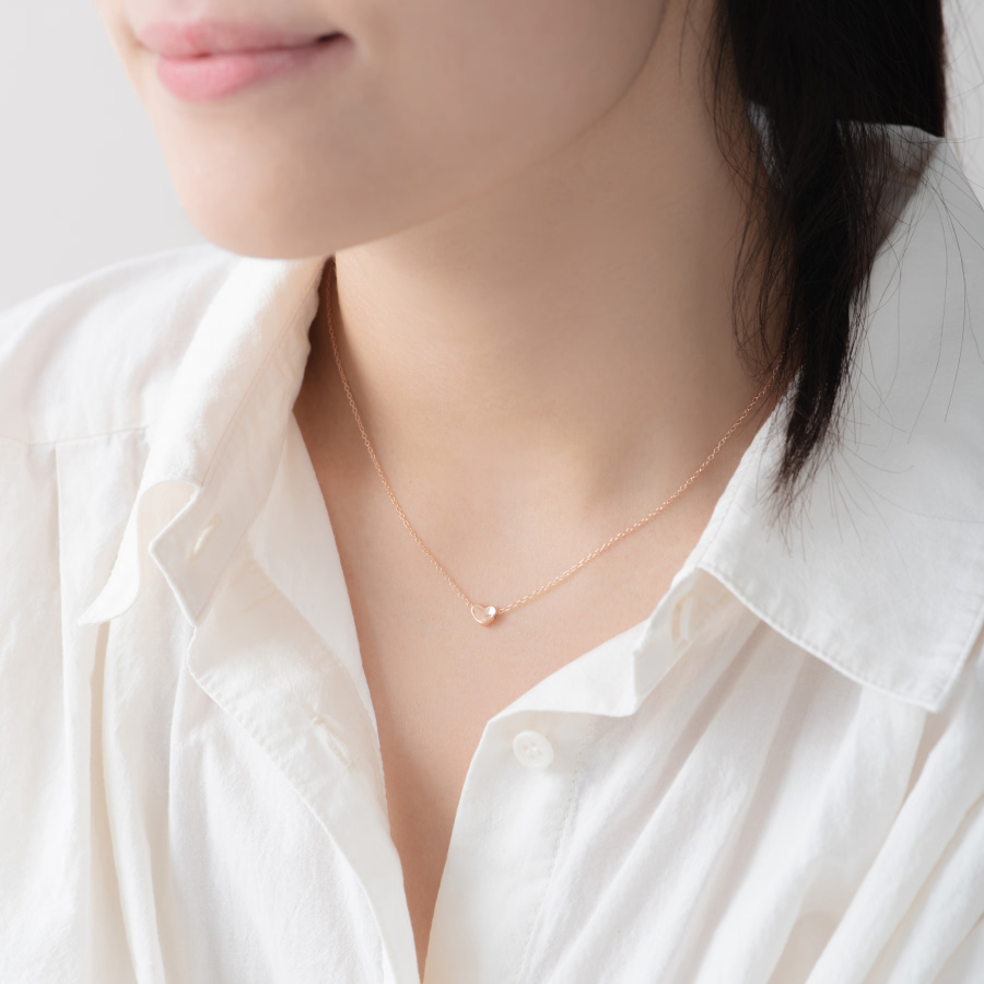 치즈하트 목걸이 14k 레드골드 치즈하트 목걸이 14k 레드골드