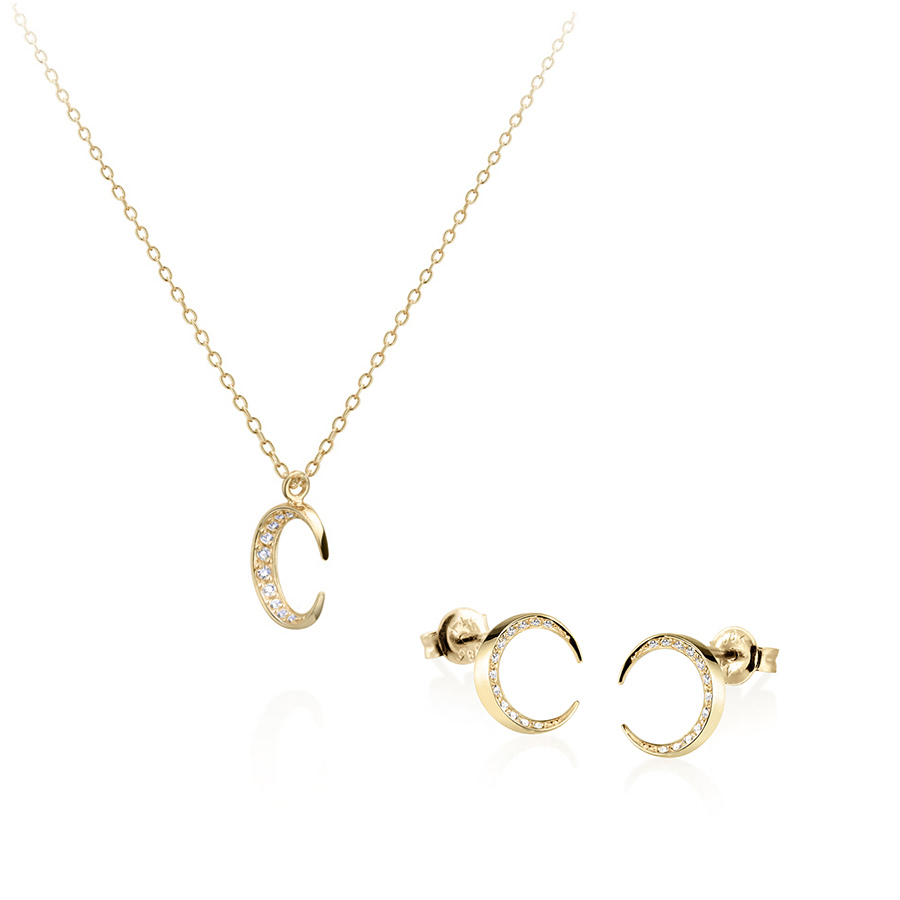 월령 Set (소mini+소mini) 14k CZ