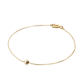 Grit stone bracelet 14k gold