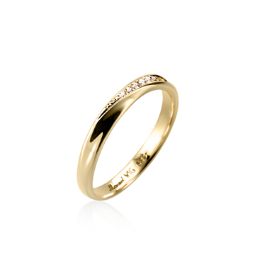 Infinity II MG ring (S) 14k gold Diamond