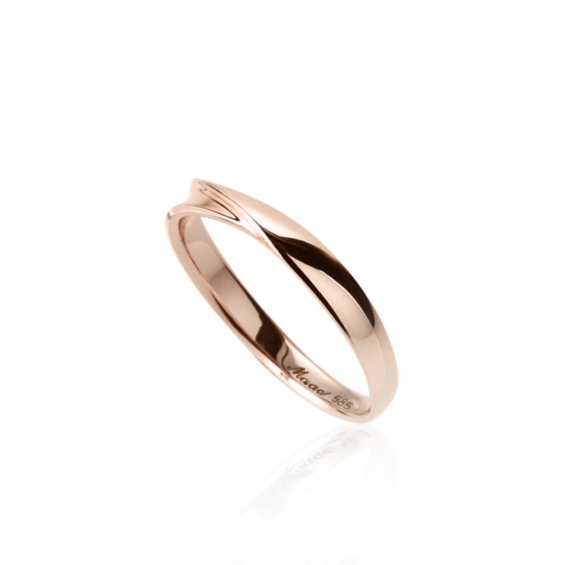 Infinity I ring (S) 14k Red gold