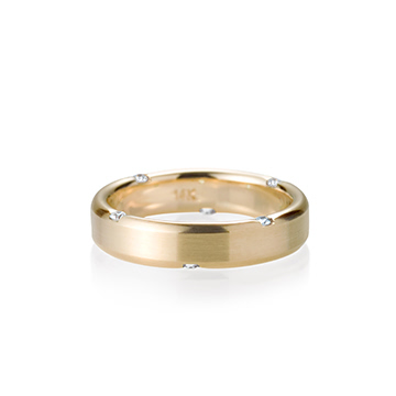 Guidance ring (L) 14k gold CZ