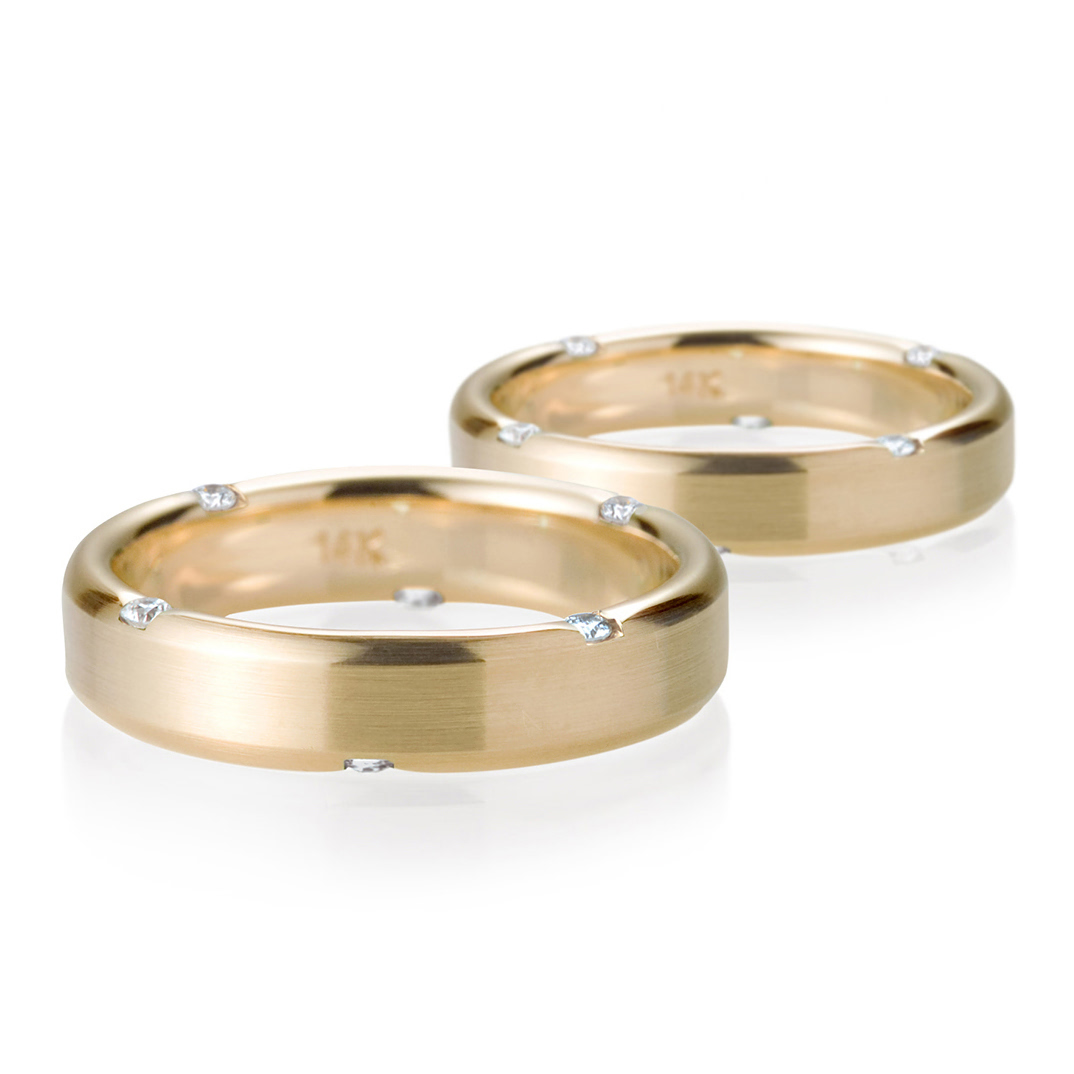 가이던스 커플링 (대+소) 14k CZ