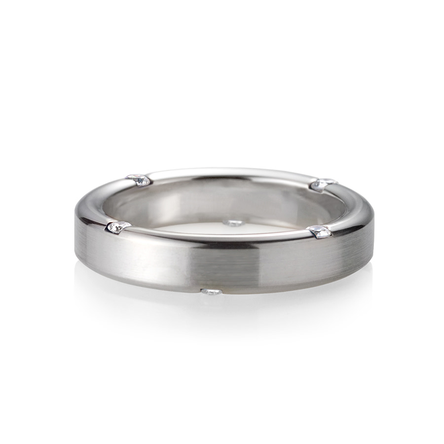 Guidance ring (S) 14k White gold CZ