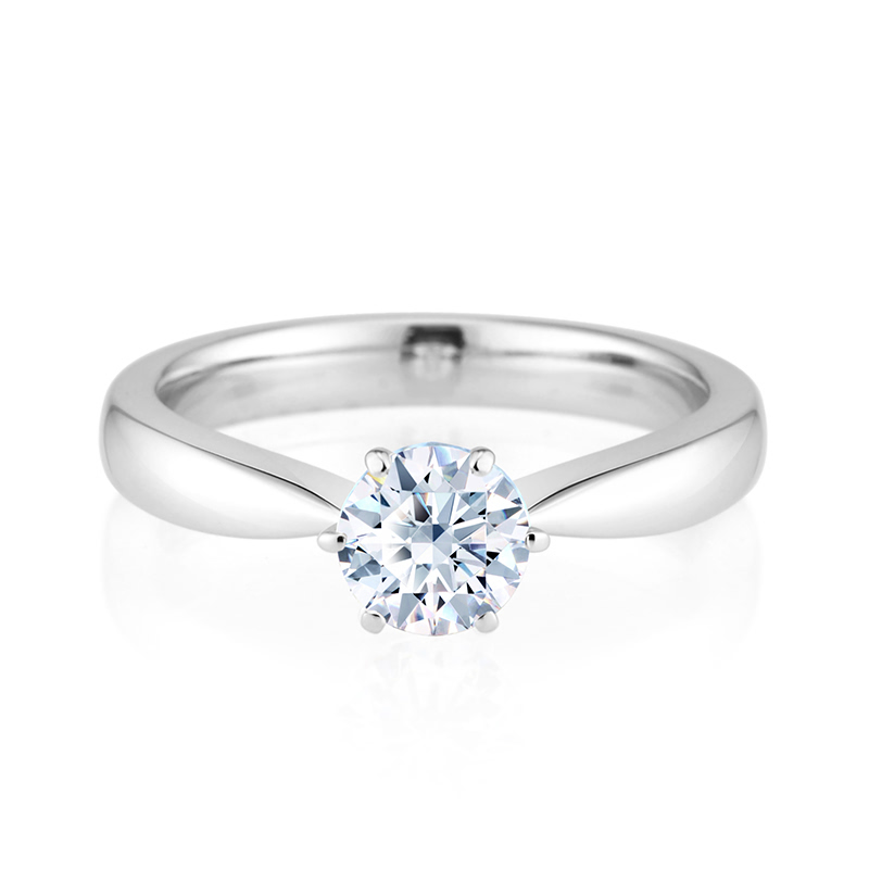 다이아나 반지 14k 화이트골드 0.5ct