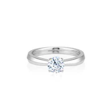 Selene ring 14k White gold CZ 0.5ct