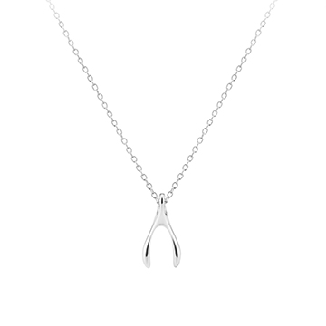 Wishbone pendant (S) Sterling silver