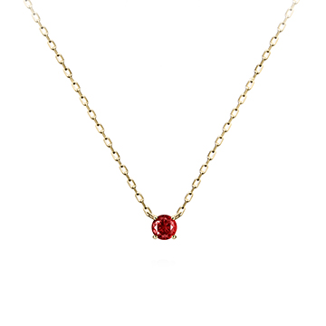 버드케이지II 목걸이 14k garnet 0.1ct