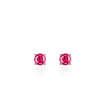 Birdcage II earring 14k Red gold ruby 0.1ct