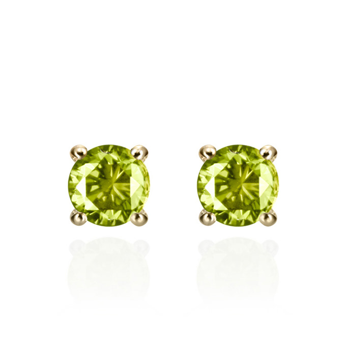 버드케이지II 귀걸이 14k peridot 0.1ct