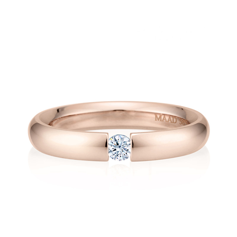 잉글리쉬헤로스 텐션밴드링 (3.5mm) 14k 레드골드 0.1ct