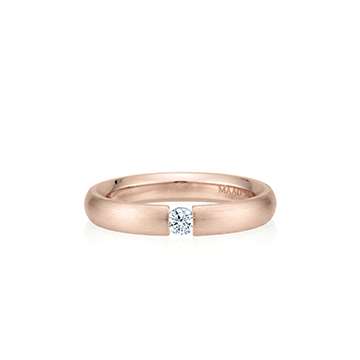 잉글리쉬헤로스 텐션밴드링 (3.5mm) 14k 레드골드 0.1ct hairline